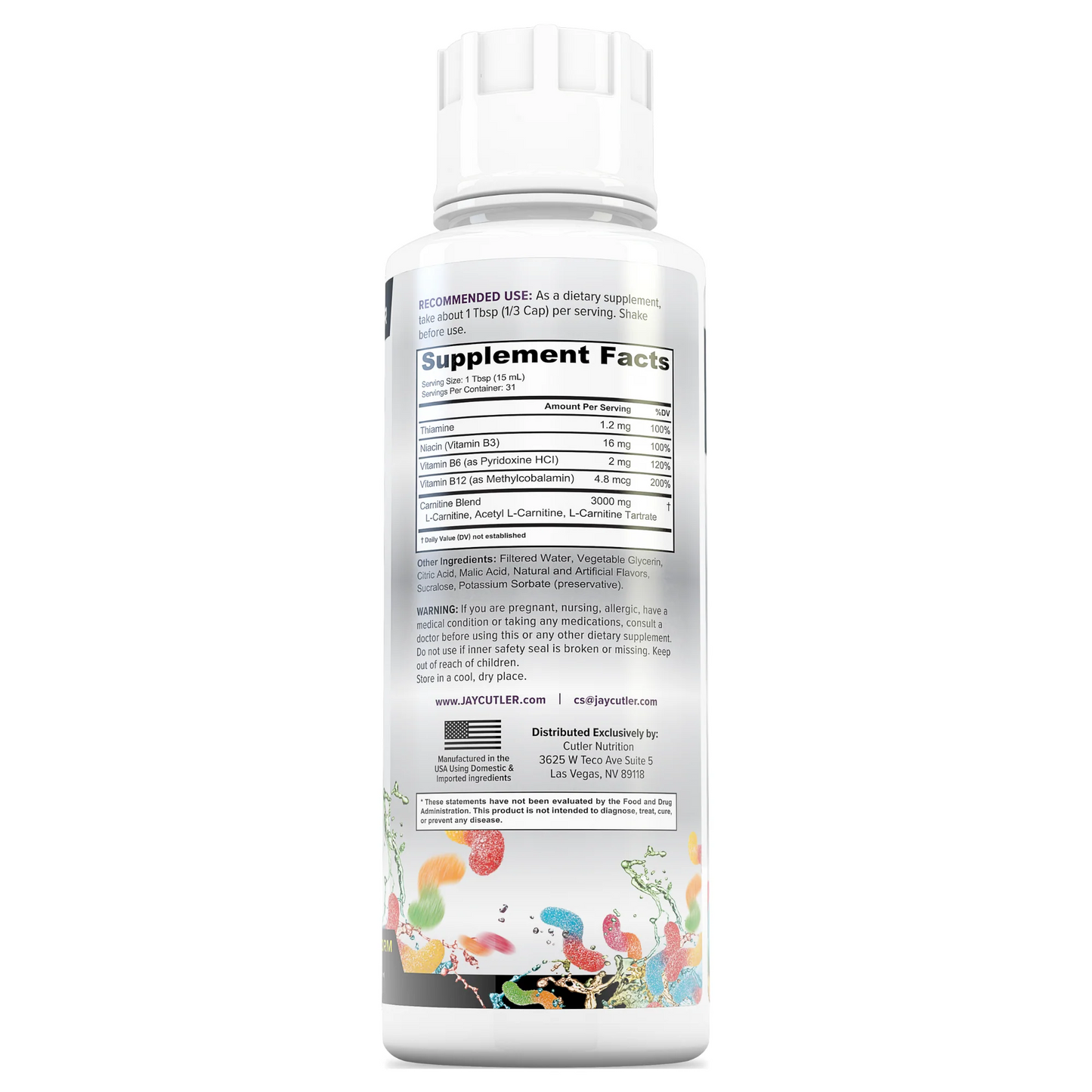 Liquid L-Carnitine 3000: Metabolism & Energy Support